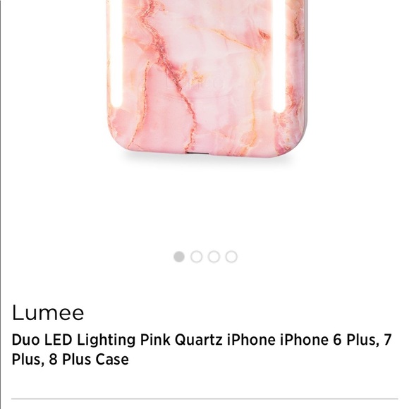 New LUMEE Duo LED Lighting PinkQuartz IPhone - Picture 2 of 7